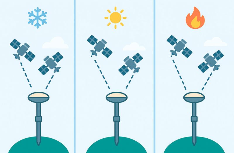Arranque en frío, tibio y caliente en receptores GNSS Arranque en frío, tibio y caliente en receptores GNSS