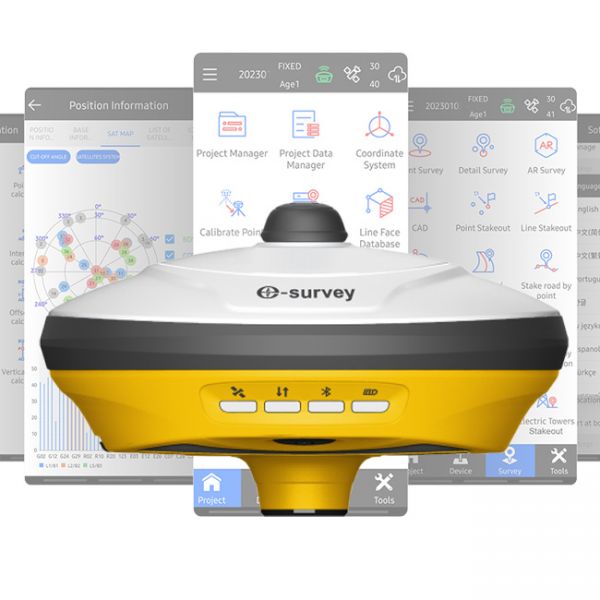 GNSS RTK приймач E200 IMU з SurPad 4.2