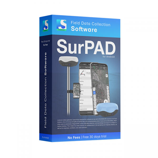 Android mobile application SurPAD 4.2 for surveyors