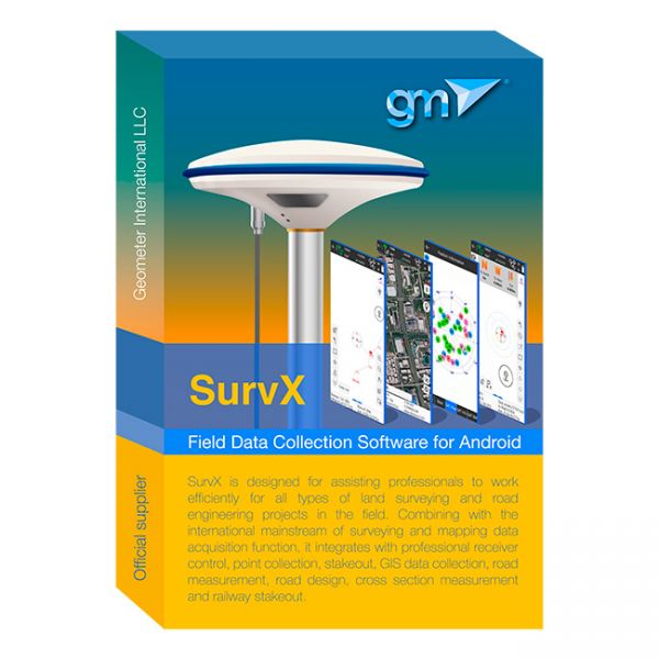 Android mobile application SurvX for surveyors